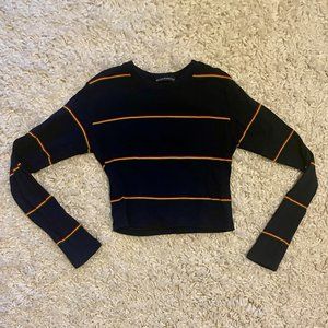 Brandy Melville Striped Long Sleeve Top (OS, S-M)